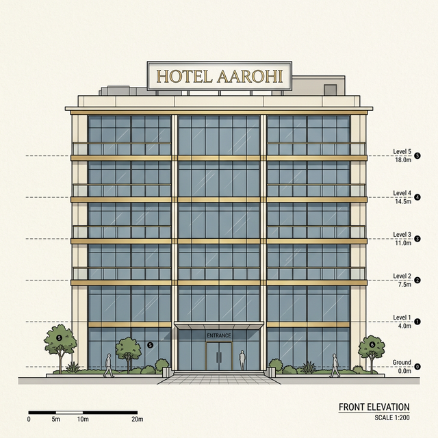 Lodge Elevation View